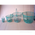 Metal Egg Basket LB-60 Stainless Steel Wire Egg Basket Manufactory